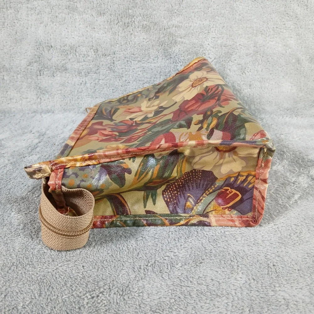 Nordic House Designs Cosmetic Bag Womens OS Floral Victorian Handshake Multi PVC
